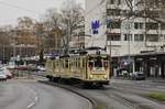 Mit der Nikolausfahrt kommt der Finchen-Zug am 01.12.2019 am Rudolfplatz an.