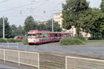 Köln KVB SL 13 (DÜWAG-GT8 3768) Mülheim (?) am 31.