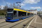 1149 der Leipziger Verkehrsbetriebe am 16.04.2022 an der Haltestelle Waldplatz