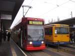 Hinter der Tatra 10 (Wahren) stand NGT8 1123  Stadtwerke Leipzig .