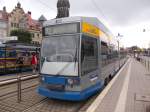 LVB Wagen 1132 als 12 Johannisplatz am Goerdelerring (2.7.13)