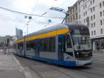 LVB Wagen 1223 als 16 Messegelnde - am Hauptbahnhof,2.7.13