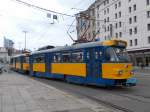 LVB Wagen 2191 mit 2 weiteren Wagen als 11E Wahren - am Hauptbhf.,2.7.13