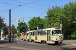 Magdeburg 1001 + 1120 + 2002, Olvenstedter Straße, 27.04.2014.