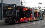 MVG Stadler Variobahn 231 mit Stadtwerke Vollwerbung am 04.03.17 in Mainz Hbf vom Bussteig aus fotografiert