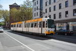 Diese Straßenbahn mit der Nummer  272  fährt am 21.04.2016 auf der Linie 50.