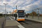 MVG Stadler Variobahn 224 am 09.11.19 in Mainz in der Nähe der Opel Arena (Fußballstadion) 