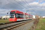 MVG Stadler Variobahn 220 am 09.11.19 in Mainz in der Nähe der Opel Arena (Fußballstadion) 