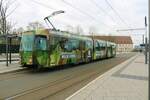 Mainzer Mobilität Düwag M8C Wagen 272 am 11.01.22 in Mainz