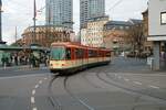 Mainzer Mobilität Düwag M8C Wagen 271 am 11.01.22 in Mainz