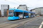 Mainzer Mobilität Stadler Variobahn Wagen 234 am 12.02.24 in Mainz Hbf