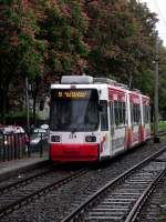 MVG Straenbahn 214 auf der Linie 51 am 23.05.13 in Mainz