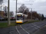 Stadler Variobahn Wagen 225 der MVG am 09.01.14 in Mainz