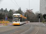 MVG Stadler Variobahn Wagen 236 am 17.12.16 in Mainz Universität