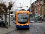 RNV Bombardier Variobahn 3281 (RNV8) am 16.12.17 in Heidelberg Bismarckplatz