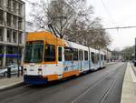 RNV Düwag M8C 3254 (modernirsiert) am 25.02.16 in Heidelberg auf der Linie 26