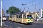 OEG 304 + 314, Mannheim Hauptbahnhof, 21.09.1987.