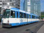 Wagen 251 der Heidelberg Straenbahn in Heidelberg Hbf.