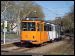 5516 fhrt per Heckfahrschalter durch die Wendeschleife am Landesmuseum.