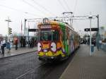 Die Kunststraenbahn in Heidelberg am Hbf am 11.02.11