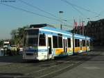 23.04.2011: Wagen 270 als 23 nach Leimen in Heidelberg-Bismarckplatz.