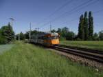 Ein Dwag GT8 der RNV in Edingen am 13.05.11