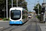 RNV Variobahn am 25.07.14 in Heidelberg auf der Linie 23