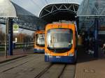 RNV Bombardier Variobahn 3281 am 22.11.14 in Heidelberg Rohrbach Süd 