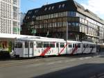 RNV Düwag GT8 202 (Bierkiste) am 29.01.16 in Heidelberg auf der 21