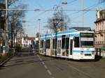 RNV MGT6D 3261 in der Wendeanlage Heidelberg Bismarckpkatz am 29.01.16