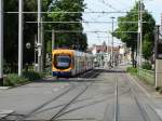 RNV Bombardier Variobahn 4157 Doppeltraktion am 29.01.16 in Heidelberg auf der Linie 5