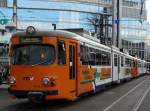 RNV Düwag GT8 4114 und 4113 am 25.02.16 in Heidelberg Bismarckplatz 