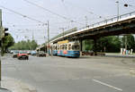 München MVV Tramlinie 20 (M4.65 2442) Leonrodplatz am 16.