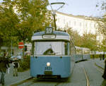 München MVG SL 19 (P3.16 2021) Ostbahnhof am 16. Oktober 2006. - Scan eines Farbnegativs. Film: Kodak FB 200-6. Kamera: Leica C2. 