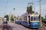 München MVV Tramlinie 9 (M4.65 2496) / 20 (M3.64 2350) Cosimapark am 17.