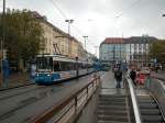 München MVG Tram 16 (Adtranz-R2.2 2140) Bahnhofplatz / Hbf am 18.