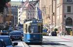 München-Tram Stadtrundfahrt M 2412 am 27.08.16 in der Maximilianstraße