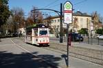 Strassenbahn Naumburg.
Impressionen der Naumburger Strassenbahn mit dem Wagen 29 vom 22. September 2019.
Foto: Walter Ruetsch