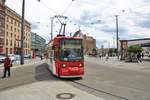 Nürnberger Verkehrs AG Adtranz GT6N Wagen 1009 am 24.06.18 in Nürnberg Hbf