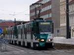 2 Tatra KT4D am 08.10.08 beim Platz der Einheit.