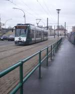 Straenbahn in Potsdam am 12.03.2012