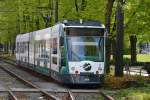 Streik bedingt wurde diese Siemens Combino  404 Hiroshima  am Platz der Einheit am 03.05.2015 abgestellt.
