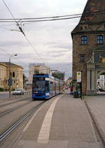 Hansestadt Rostock RSAG SL 1 (6NGTWDE 681) Stadtmitte, Steintor am 30.