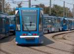 Fahrzeuge der Rostocker Straenbahn AG am 08.08.2007