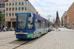 Rostock RSAG SL 1 (NB4WDE 760) Neuer Markt / Grosse Wasserstrasse am 19.