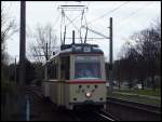 ET54 aus dem Jahr 1955 der RSAG in Rostock am 13.05.2014