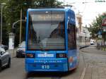 Bombardier Nr. 810 des Nahverkehr Schwerin in Schwerin am 18.08.2015