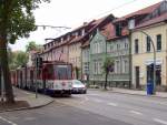 Strausberger Eisenbahn (Linie 89) an der Endhaltestelle Lustgarten (20.05.2010)