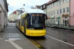 Strausberg STE SL 89: Der Flexity 0041 erreicht am 31.