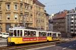 Stuttgart 503 + 603, Hohnheimer Straße, 04.09.1987.